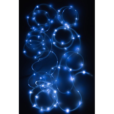 Guirlande lumineuse en plastique blanc 10m