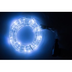 Guirlande lumineuse en plastique blanc 10m
