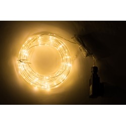 Guirlande lumineuse fil en Plastique Blanc 18x18x6cm