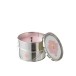 Bougie extérieure dans pot de peinture en paraffinne rose 50H Bougie extérieure dans pot de peinture en paraffinne rose 50H