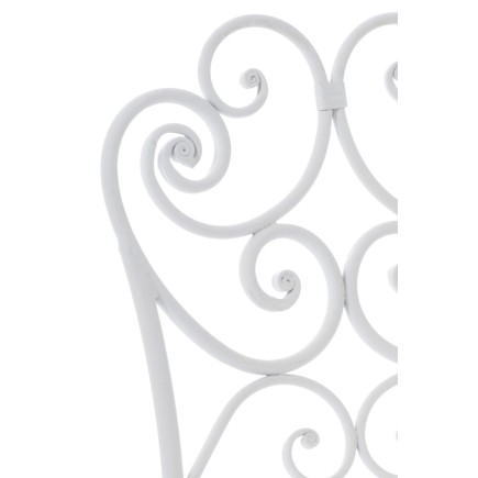 Lot de 4 décorations jardin en forme de fleur en métal marron 14x1x84 cm