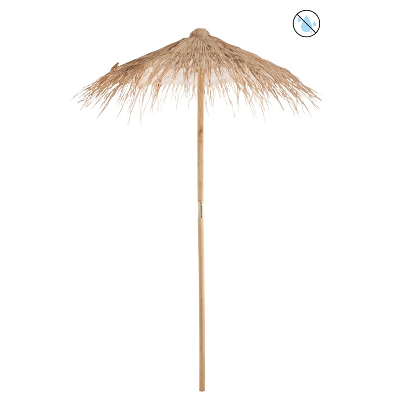 PARASOL PAILLE NATUREL SMALL