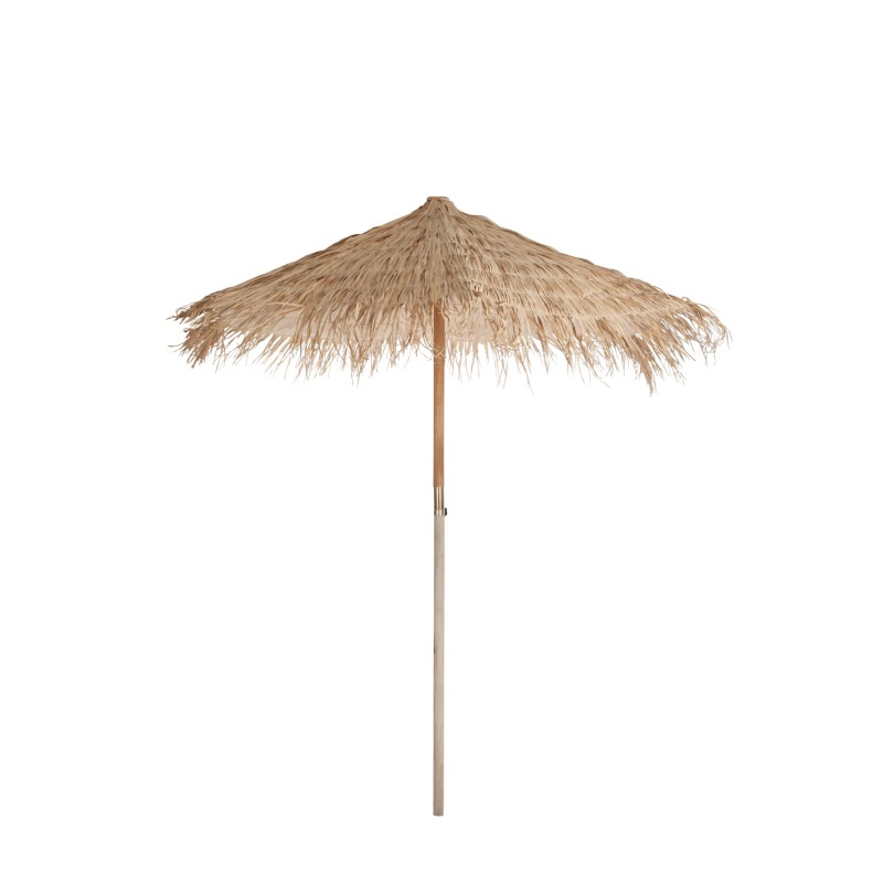 PARASOL PAILLE NATUREL LARGE