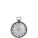 HORLOGE BOULE RONDE METAL NOIR VERRE SMALL 49,2 cm HORLOGE BOULE RONDE METAL NOIR VERRE SMALL 49,2 cm