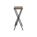 TABLE BOUTEILLE / VERRES METAL / BOIS NOIR TABLE BOUTEILLE / VERRES METAL / BOIS NOIR