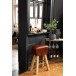 TABLE BOUTEILLE / VERRES METAL / BOIS NOIR TABLE BOUTEILLE / VERRES METAL / BOIS NOIR