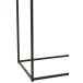 Consola rectangular de metal negro 110x35x90cm Consola rectangular de metal negro 110x35x90cm
