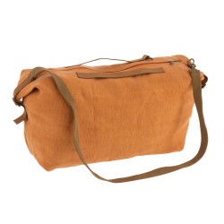 Sac de plage en textile orange 50x25x32 cm