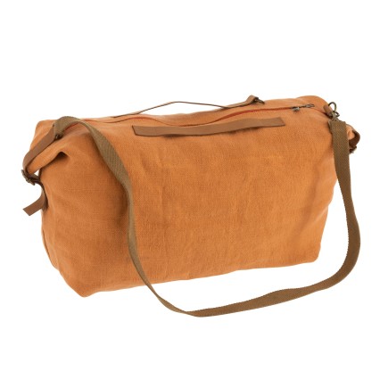 Bolsa de playa de tela naranja de 50x25x32 cm