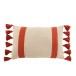 Coussin rectangulaire en Textile orange 60x40x10cm Coussin rectangulaire en Textile orange 60x40x10cm