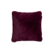 Cojín cuadrado de poliéster morado de 44x41cm
