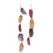 Guirlande de plumes rose et bordeaux 9x1x18cm Guirlande de plumes rose et bordeaux 9x1x18cm