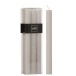 Lot de 6 bougies gris clair L7*l4*H24cm Lot de 6 bougies gris clair L7*l4*H24cm