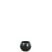 Cachepot en céramique en forme de boule, couleur noir ou gris