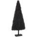 Sapin de Noël décoratif plat en branches noires