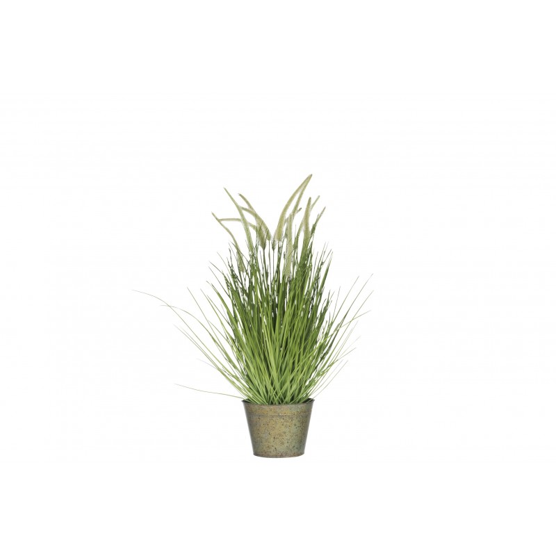 Maceta de hierbas de plástico verde de 52x52x81 cm