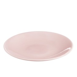 Plat en céramique rose 40.5x40.5x6 cm
