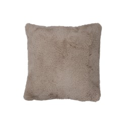 Cuscino quadrato in poliestere grigio mouse 44x41cm