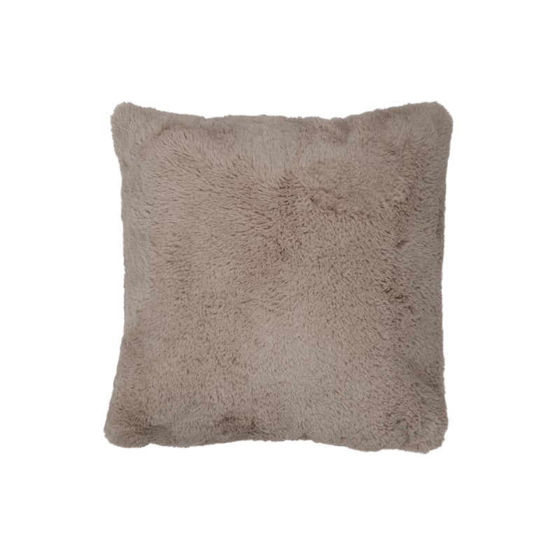 Coussin carré en polyester gris souris 44x41cm Coussin carré en polyester gris souris 44x41cm