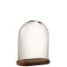 Cloche ovale en bois marron 33.5x18.5x41.5 cm Cloche ovale en bois marron 33.5x18.5x41.5 cm