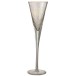 Flauta de champán de vidrio transparente irregular de 28 cm de altura