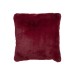 Coussin carré en polyester rouge 45x45cm Coussin carré en polyester rouge 45x45cm