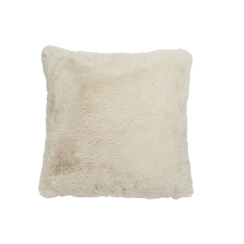 Coussin carré en polyester gris clair 45x45cm Coussin carré en polyester gris clair 45x45cm