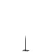 Pica de metal negro de 14x14x34 cm