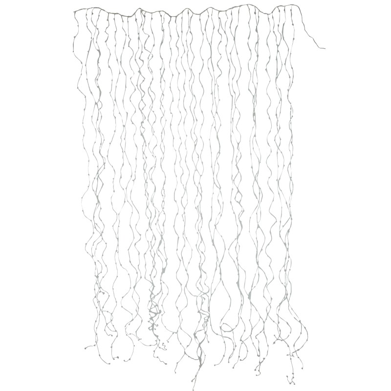 Cortina luminosa de Plástico Plateado 200x300cm Cortina luminosa de Plástico Plateado 200x300cm