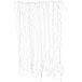 Rideau lumineux en Plastique Argent 200x300cm