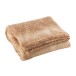 Plaid imitation faon en polyester marron beige 175x130cm Plaid imitation faon en polyester marron beige 175x130cm