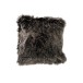 Cuscino quadrato a pelo lungo in tessuto rosa chiaro 45x45cm Cuscino quadrato a pelo lungo in tessuto rosa chiaro 45x45cm