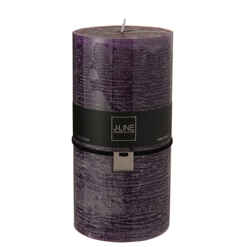 BOUGIE CYLINDRIQUE VIOLET XXL -140H