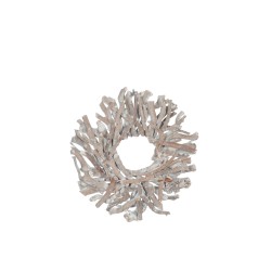COURONNE BRANCHES BOIS FLOTTE GRIS SMALL