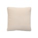 Coussin carré en coton orange pastel 45x45cm