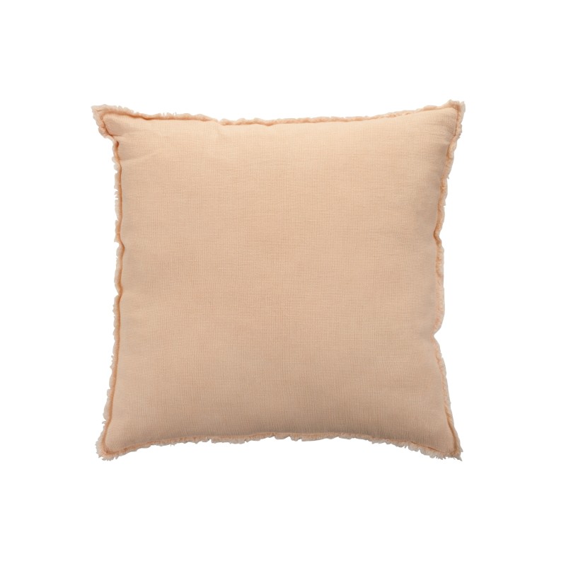 Cuscino scolorito in lino vaniglia 45x45cm
