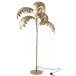 Lampe à poser en zinc forme de palmier doré H141 cm