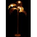 Lampe à poser en zinc forme de palmier doré H141 cm