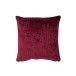 Cojín cuadrado con líneas de viscosa morada de 45x45cm