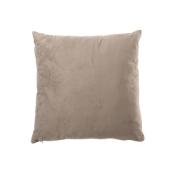 Coussin carré en velours gris 45x45cm