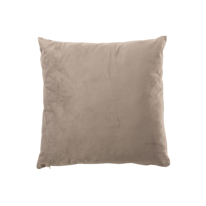 Coussin carré en velours gris 45x45cm Coussin carré en velours gris 45x45cm
