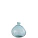 Vase dame jeanne en verre bleu 32x32x33 cm Vase dame jeanne en verre bleu 32x32x33 cm