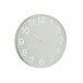 Horloge murale chiffres arabes blanc et argenté 39 cm