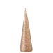 Cono con confeti de vidrio H30cm