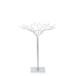 Árbol de metal plateado 62x62x80 cm