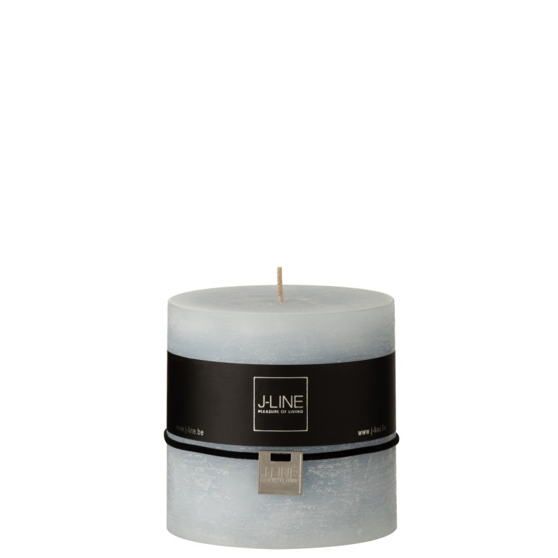 Bougie cylindrique bleu clair 10x10 cm 75 heures Bougie cylindrique bleu clair 10x10 cm 75 heures