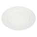 Plato de porcelana blanca de 28x28x3cm
