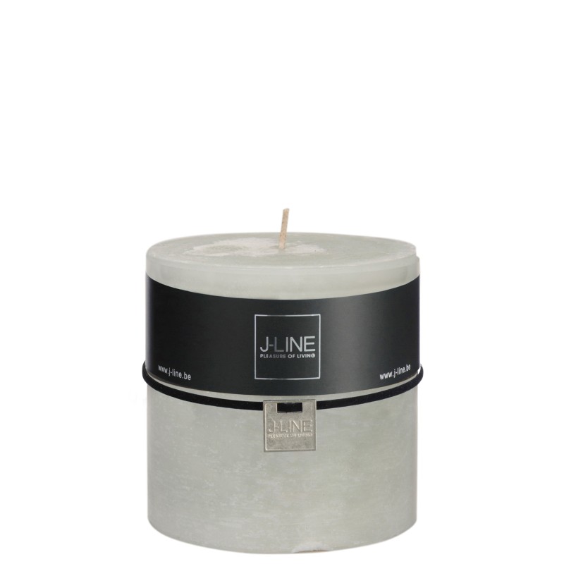 Bougie cylindrique 80H en Paraffine vert 10x10x10 cm Bougie cylindrique 80H en Paraffine vert 10x10x10 cm