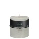 Bougie cylindrique 80H en Paraffine vert 10x10x10 cm Bougie cylindrique 80H en Paraffine vert 10x10x10 cm