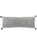 COUSSIN RECTANGULAIRE AZTEQUE COTON BLEU/BLANC